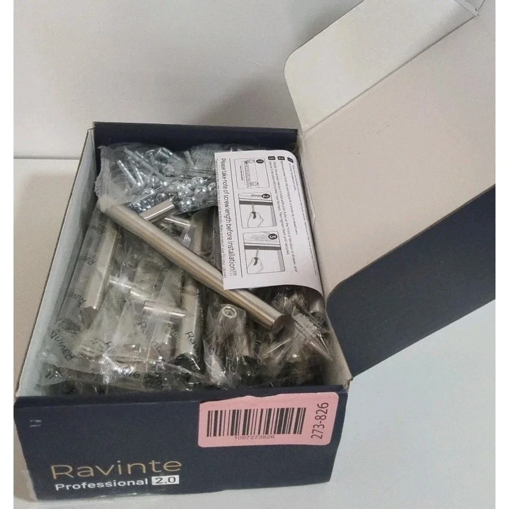 20 Pack Cabinet Pulls 6 Inch Brushed Nickel Stainless Steel Kitchen‎ Handles New